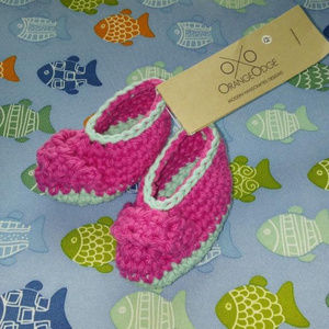 ORANGEODGE Handcrafted Crochet Baby Booties
